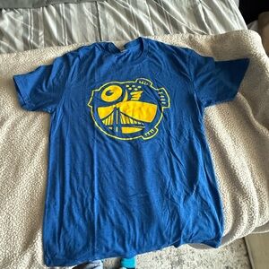 Blue Golden State Warriors inspired Graphic T-Shirt